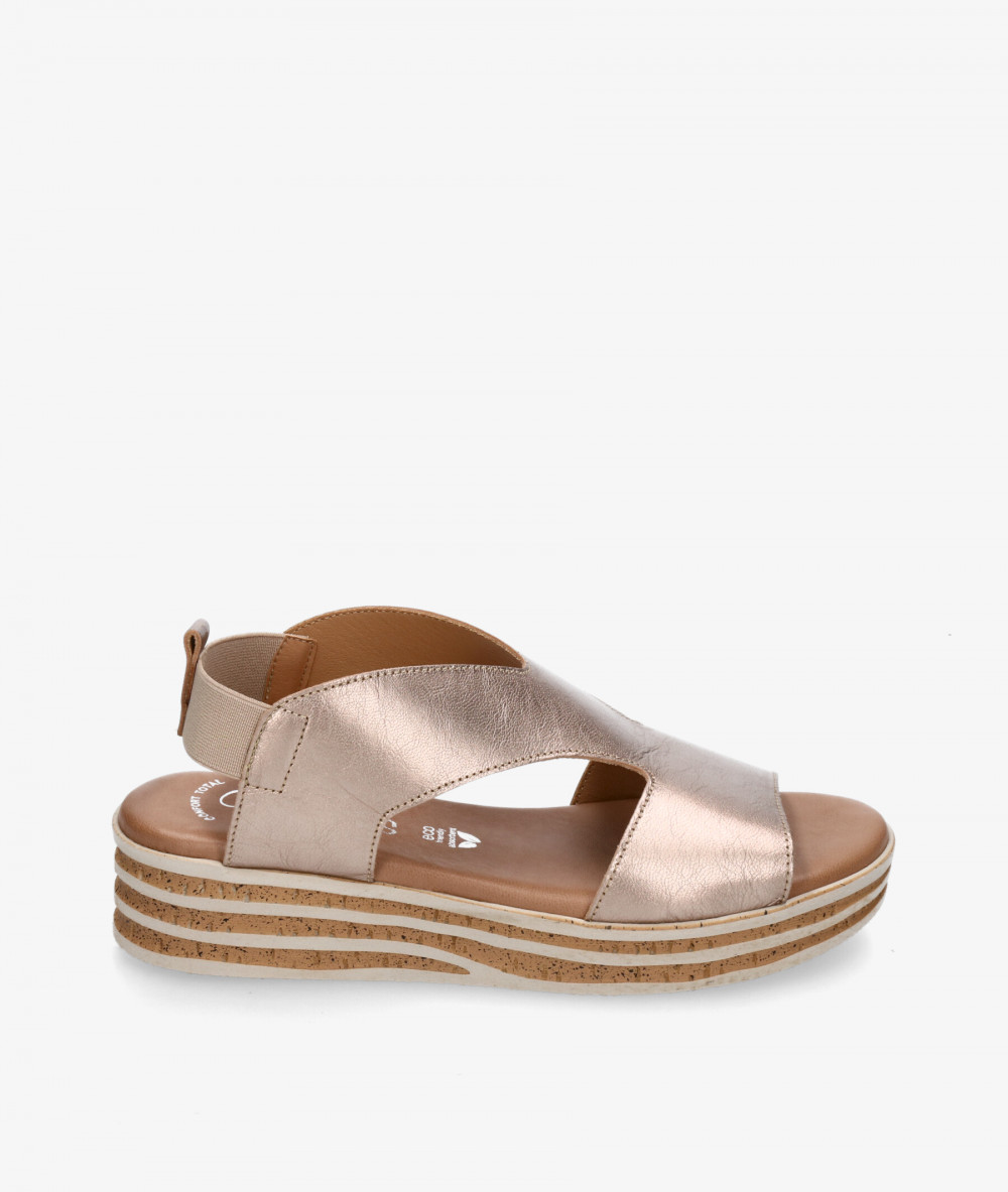 Valeria´s Sandals  1947 in taupe metallic Valeria´s Sandals  1947 in taupe metallic