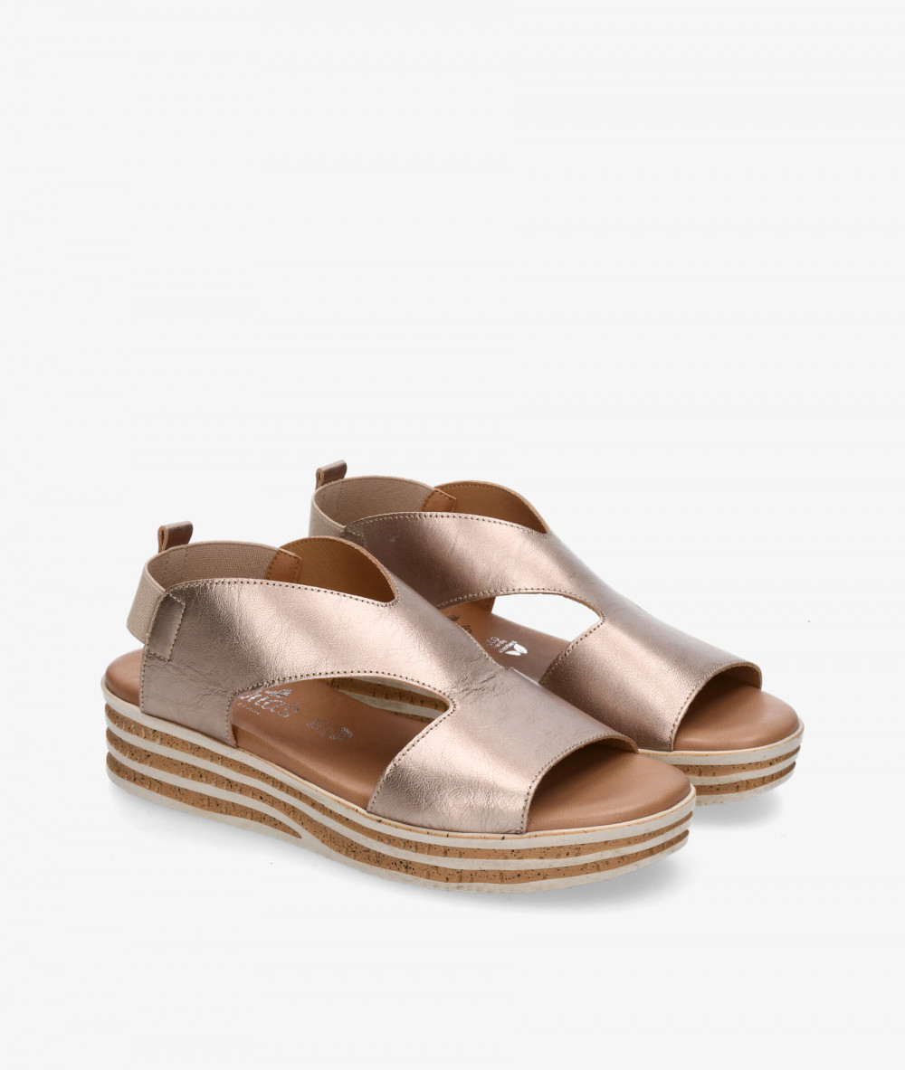 Valeria´s Sandals  1947 in taupe metallic Valeria´s Sandals  1947 in taupe metallic