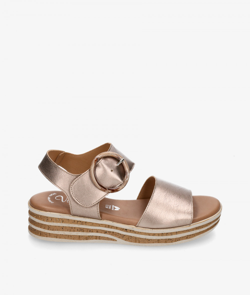 Valeria´s Sandals  1945 in taupe metallic Valeria´s Sandals  1945 in taupe metallic