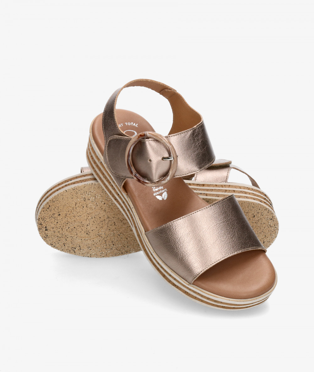 Valeria´s Sandals  1945 in taupe metallic Valeria´s Sandals  1945 in taupe metallic