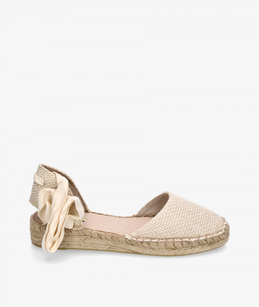 Alpargatas CORINA  M5422 en hueso Alpargatas CORINA  M5422 en hueso