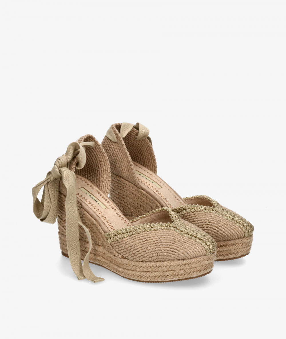 Alpargatas CORINA  M5386 en beige Alpargatas CORINA  M5386 en beige