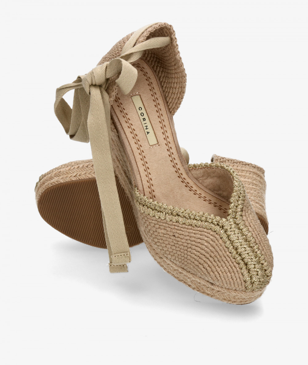 Alpargatas CORINA  M5386 en beige Alpargatas CORINA  M5386 en beige