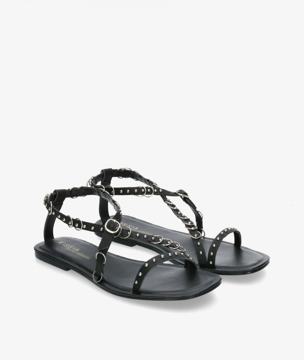 Sandalias Kissia  2024-304  KANPUR en negro Sandalias Kissia  2024-304  KANPUR en negro