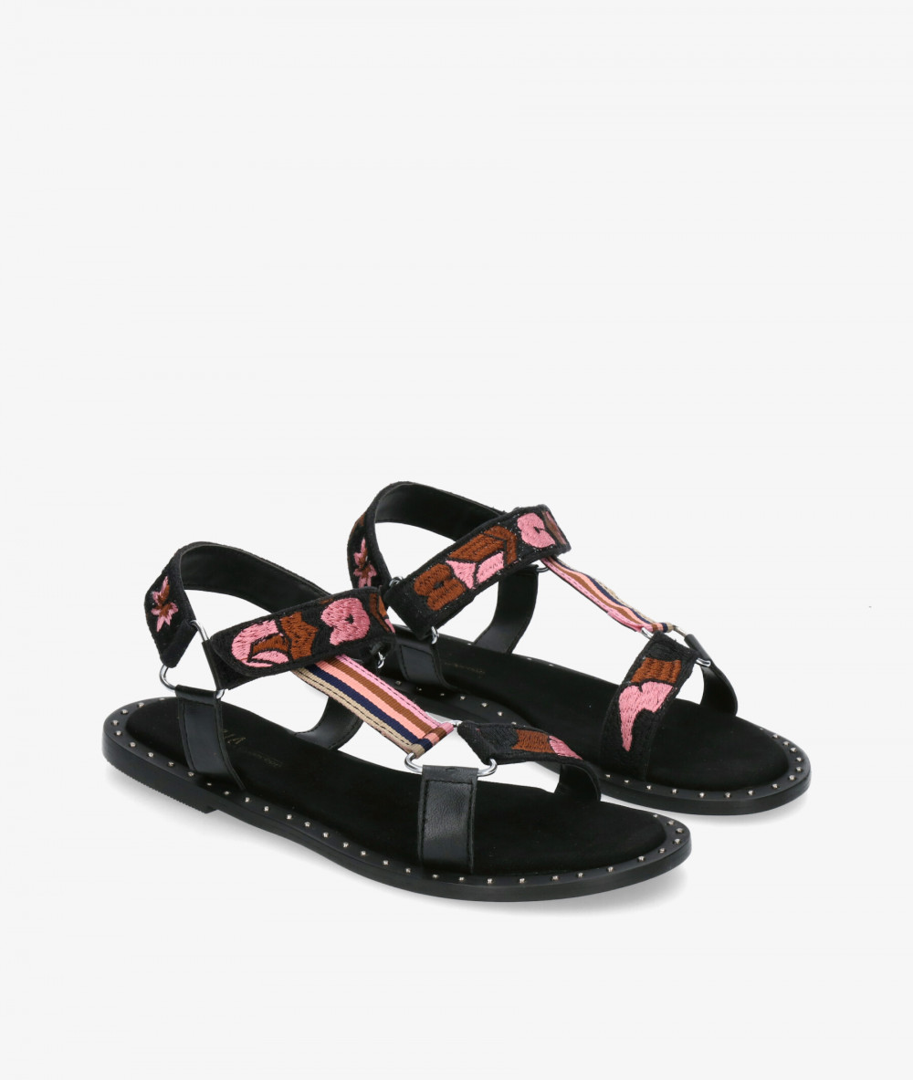 Sandalias Kissia  2024-249 JAIPUR en negro Sandalias Kissia  2024-249 JAIPUR en negro