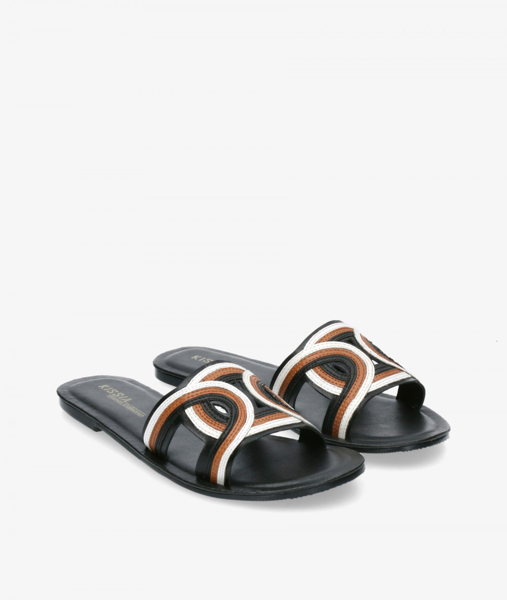 Sandalias Kissia  2024-123 INDORE en negro Sandalias Kissia  2024-123 INDORE en negro