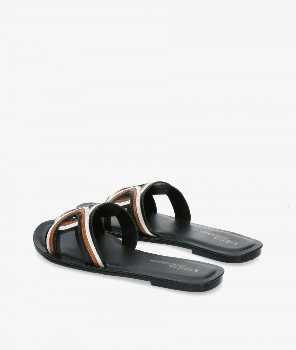 Sandalias Kissia  2024-123 INDORE en negro Sandalias Kissia  2024-123 INDORE en negro