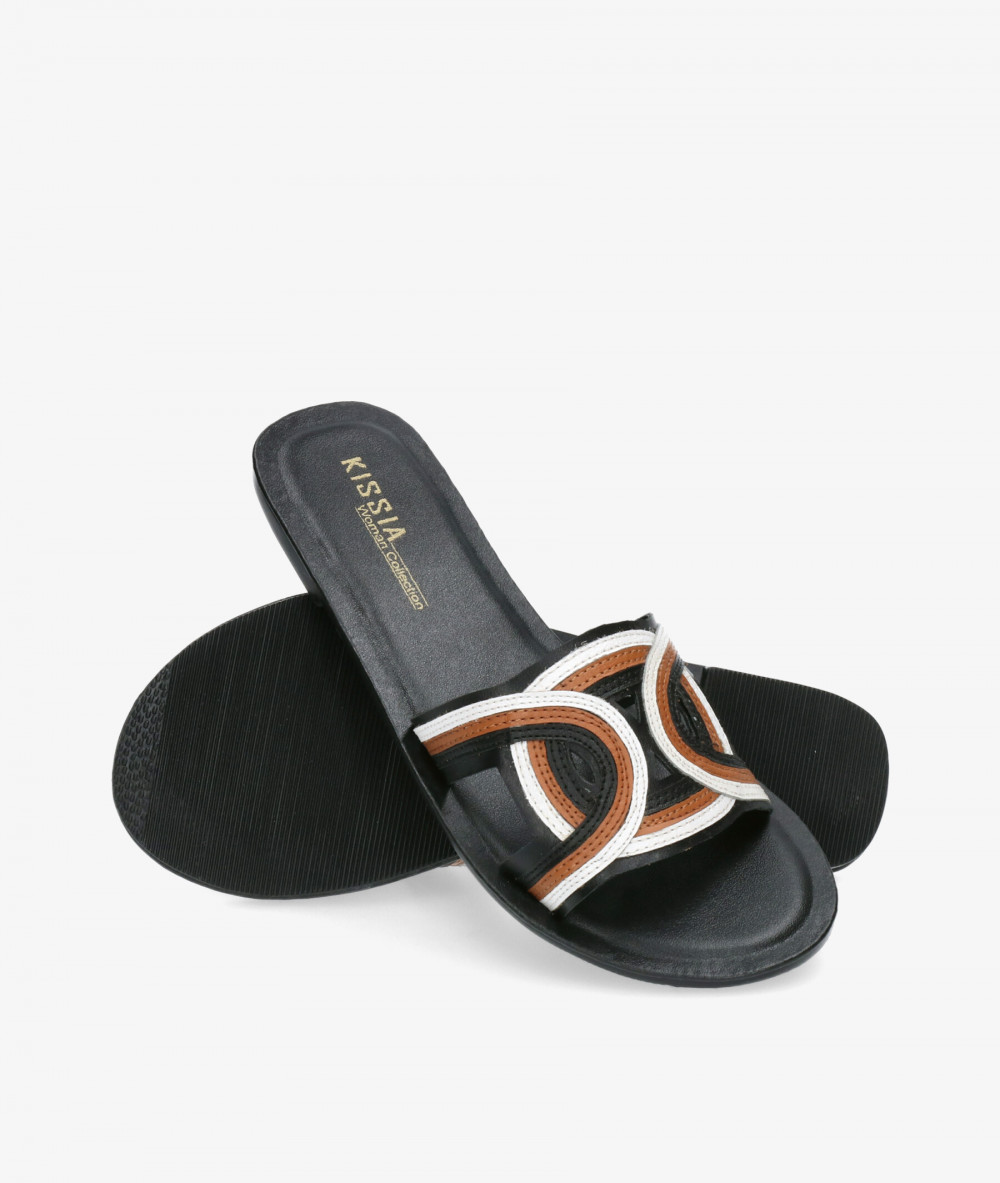 Sandalias Kissia  2024-123 INDORE en negro Sandalias Kissia  2024-123 INDORE en negro