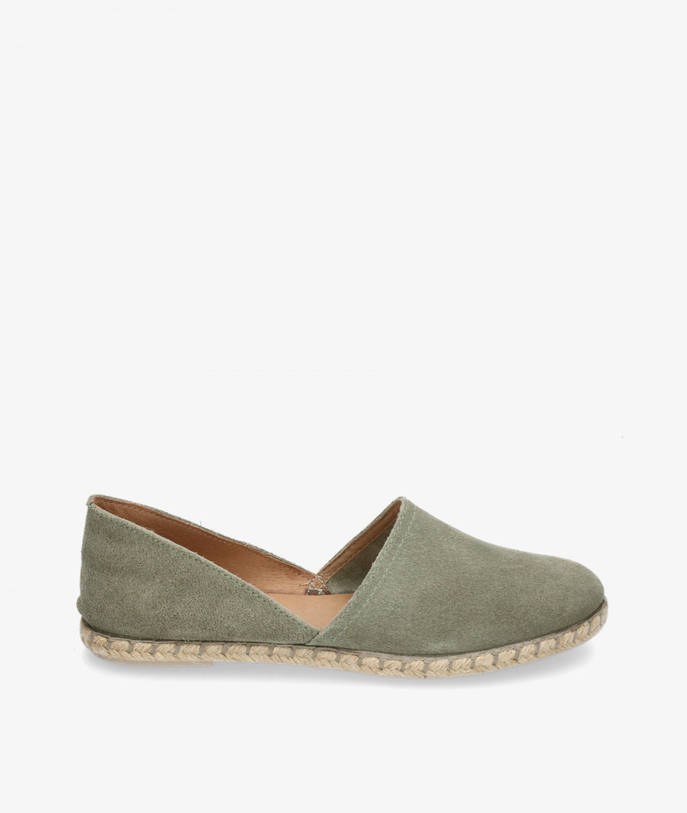 Alpargatas Myers  OC-9 en serraje kaki Alpargatas Myers  OC-9 en serraje kaki