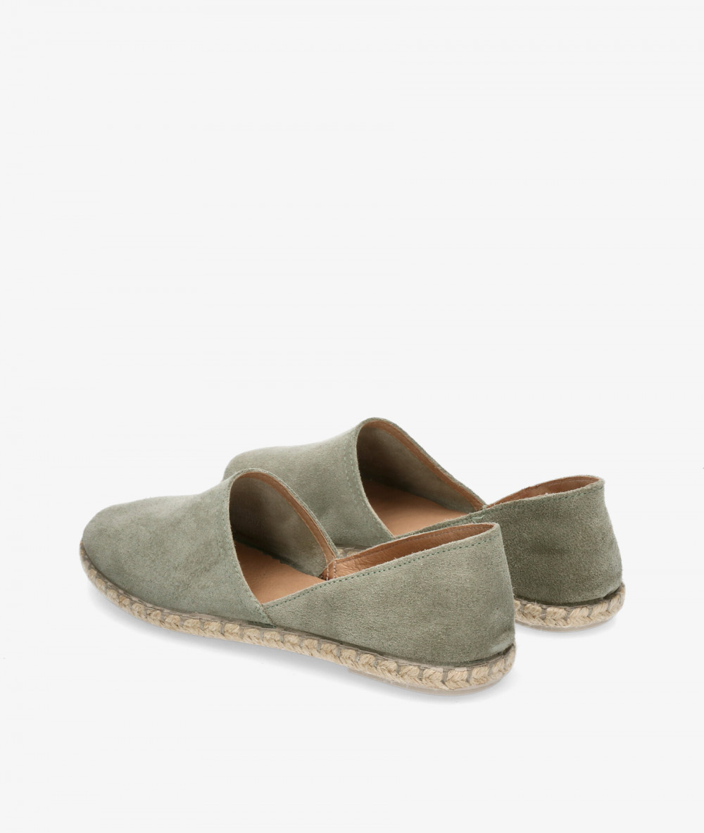 Alpargatas Myers  OC-9 en serraje kaki Alpargatas Myers  OC-9 en serraje kaki