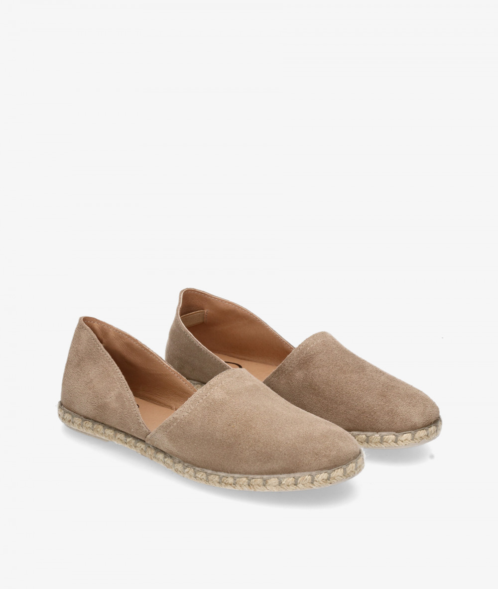 Alpargatas Myers  OC-9 en serraje taupe Alpargatas Myers  OC-9 en serraje taupe