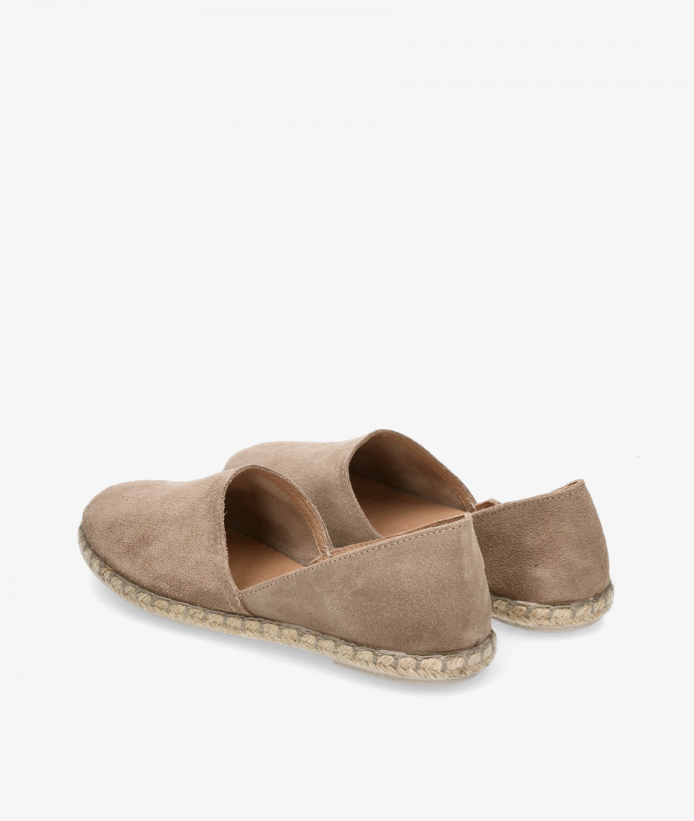 Alpargatas Myers  OC-9 en serraje taupe Alpargatas Myers  OC-9 en serraje taupe
