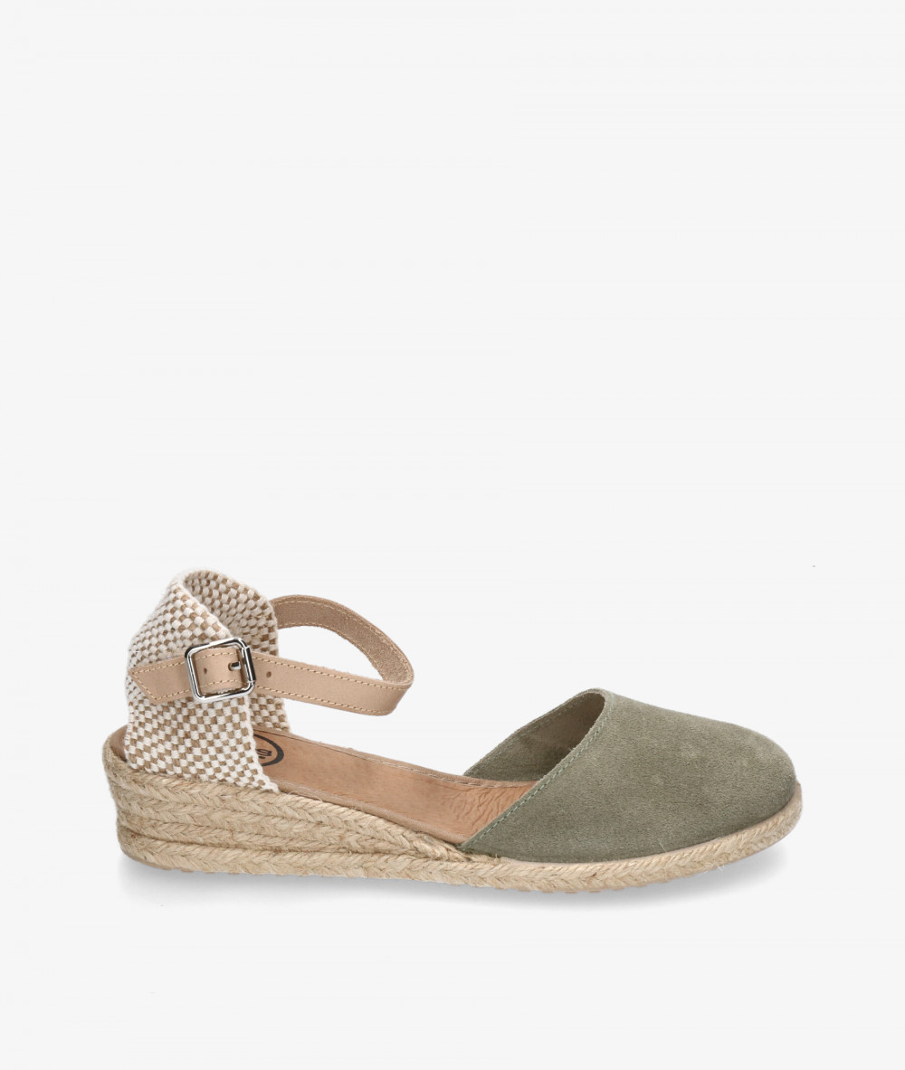 Alpargatas Myers  OC-1 en serraje kaki Alpargatas Myers  OC-1 en serraje kaki