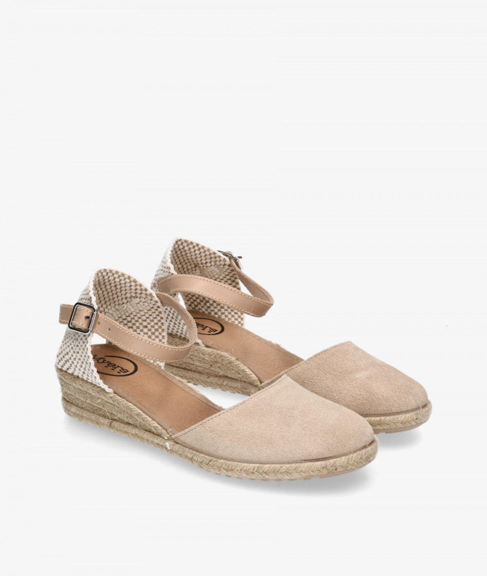 Alpargatas Myers  OC-1 en serraje beige Alpargatas Myers  OC-1 en serraje beige