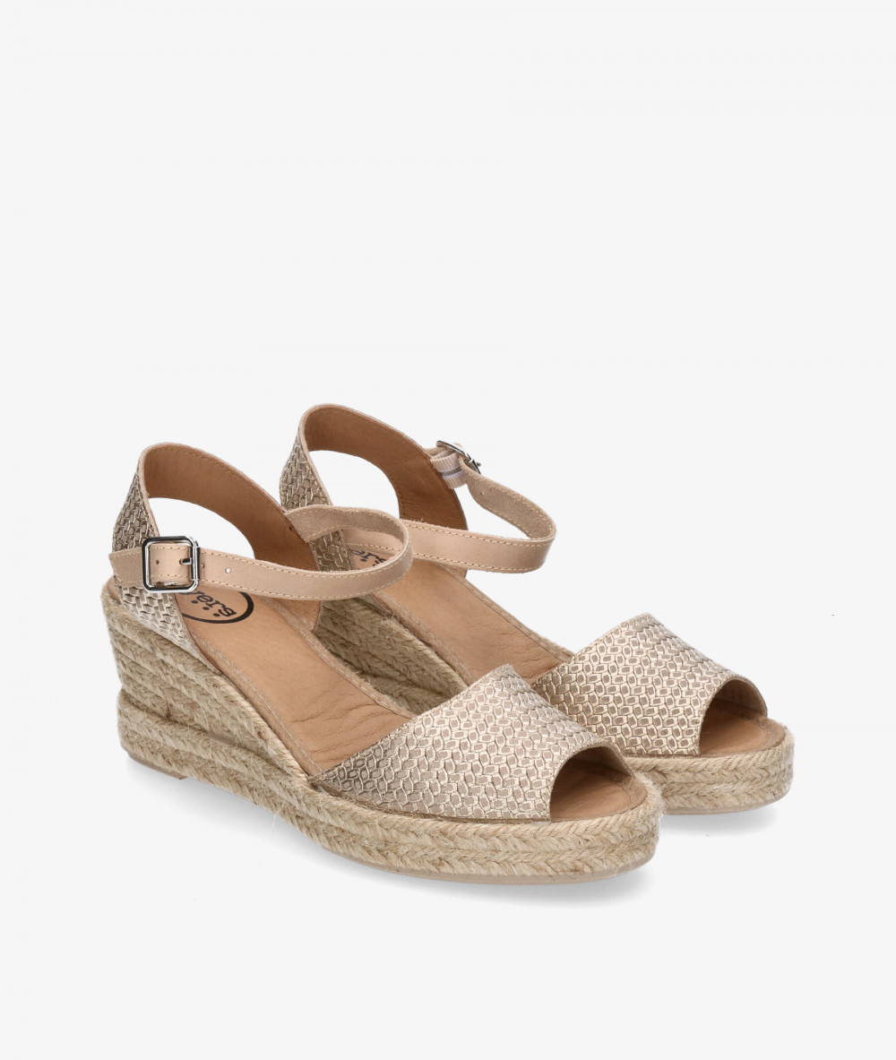 Alpargatas Myers  OC-6 en serpiente beige  Alpargatas Myers  OC-6 en serpiente beige