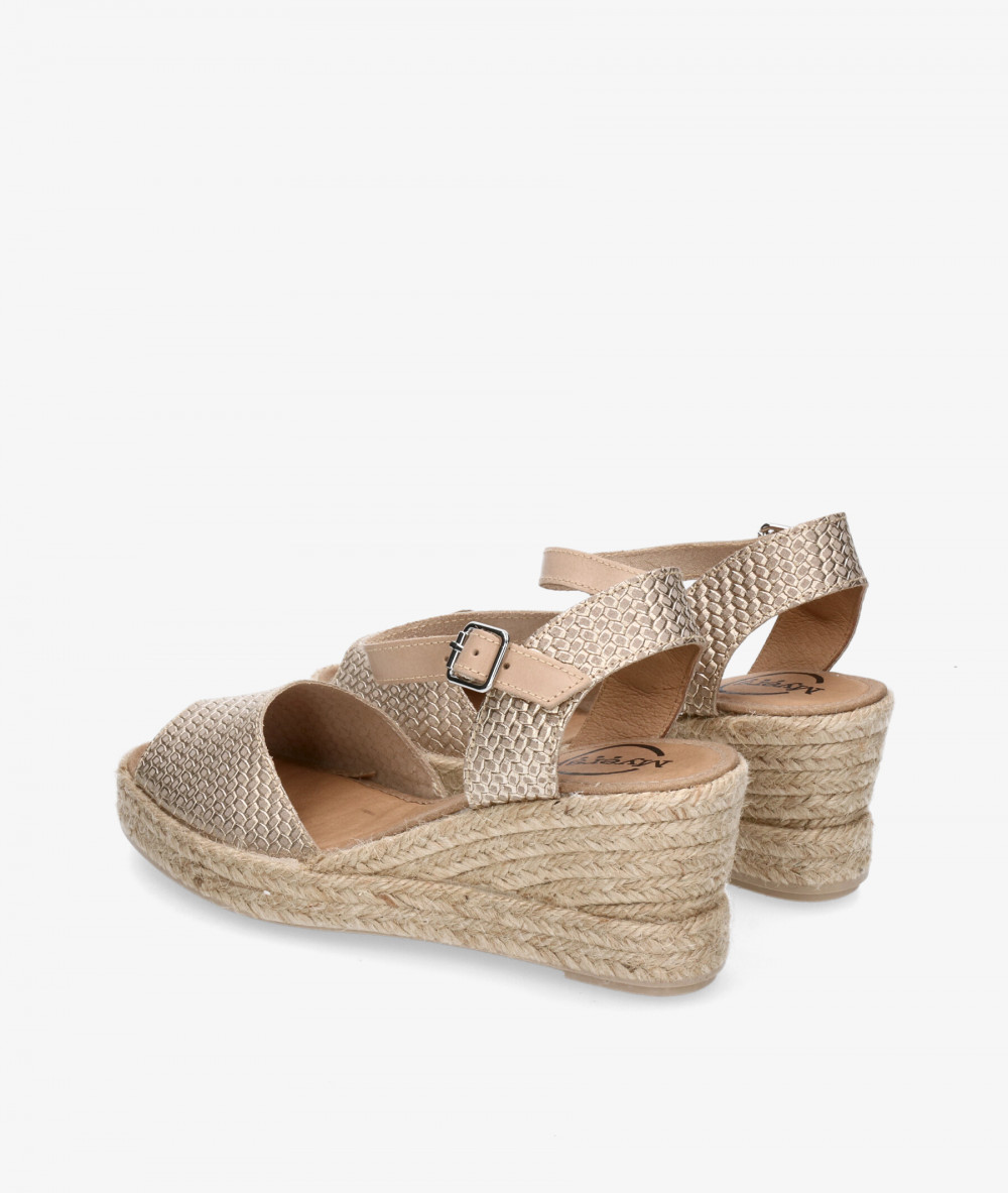 Alpargatas Myers  OC-6 en serpiente beige  Alpargatas Myers  OC-6 en serpiente beige