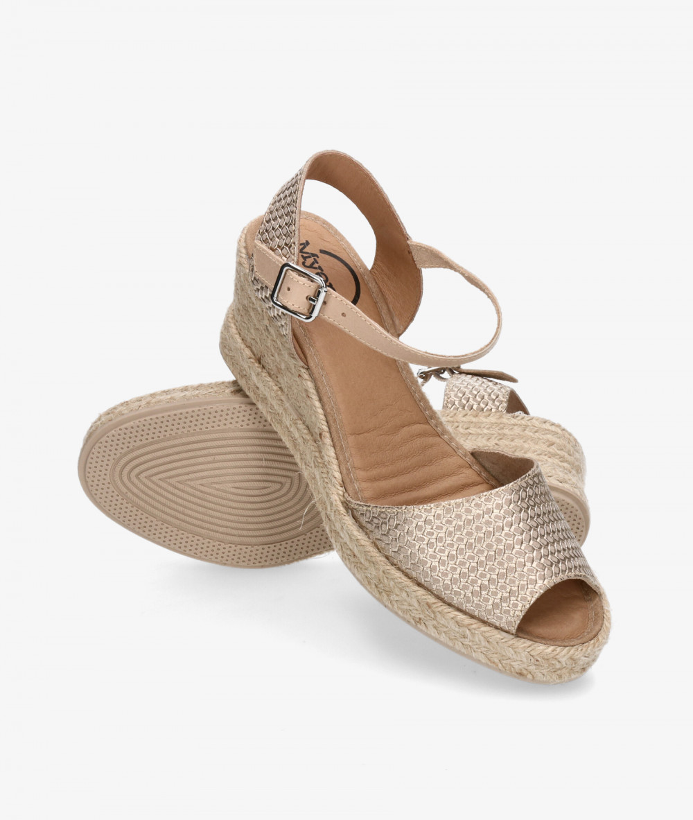 Alpargatas Myers  OC-6 en serpiente beige  Alpargatas Myers  OC-6 en serpiente beige