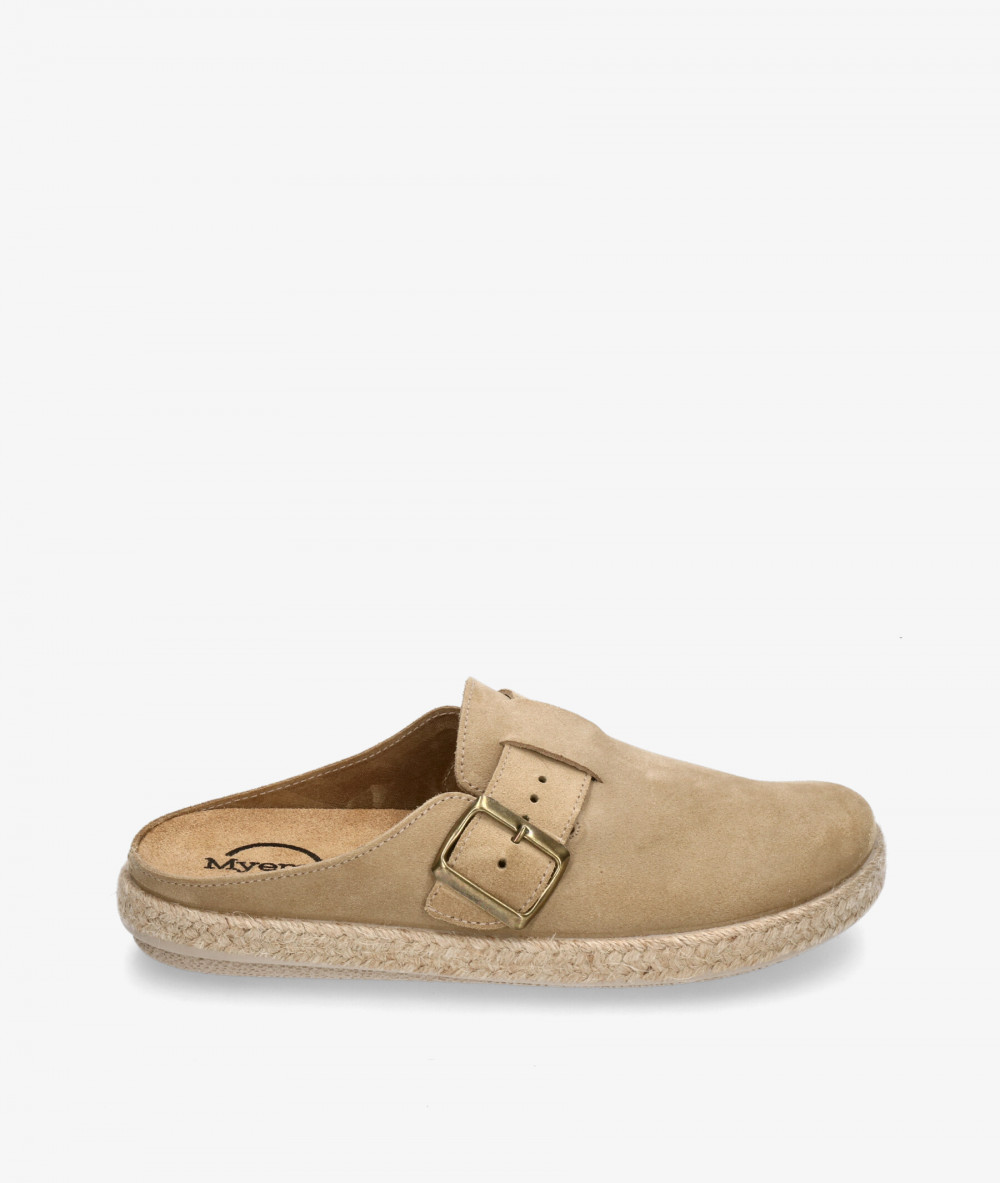 Alpargatas Myers  OC-8 en serraje taupe Alpargatas Myers  OC-8 en serraje taupe