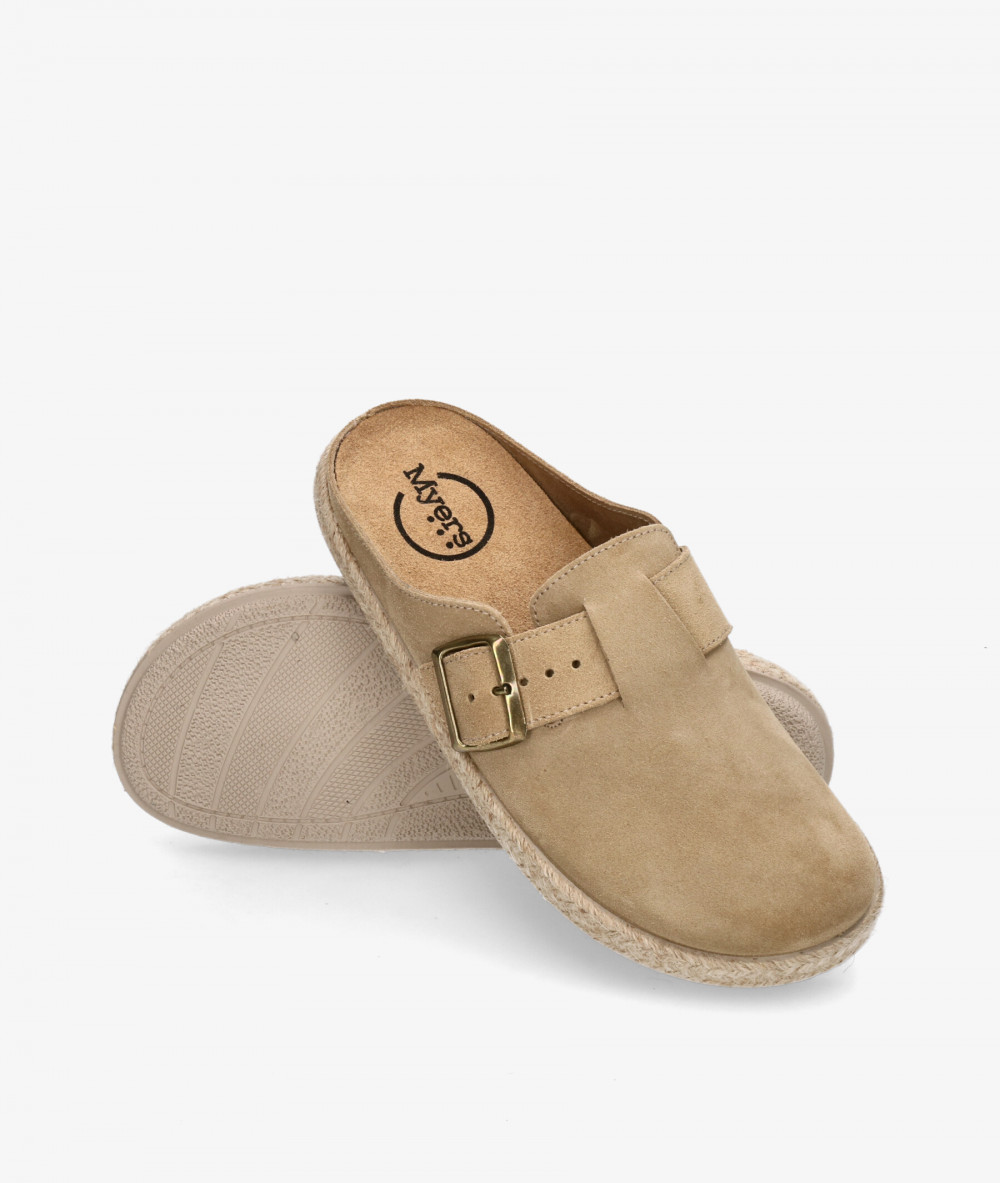 Alpargatas Myers  OC-8 en serraje taupe Alpargatas Myers  OC-8 en serraje taupe