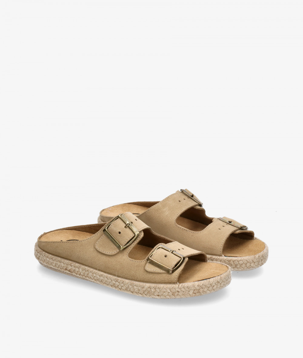 Myers Espadrilles  OC-7 in taupe split suede Myers Espadrilles  OC-7 in taupe split suede