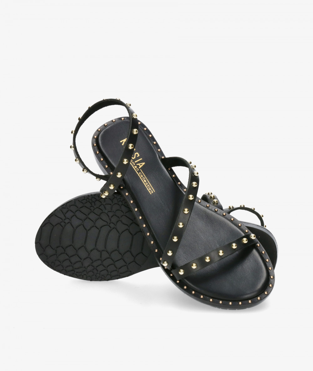 Kissia Sandals  RSP-6618 B  BOSCOS in black Kissia Sandals  RSP-6618 B  BOSCOS in black