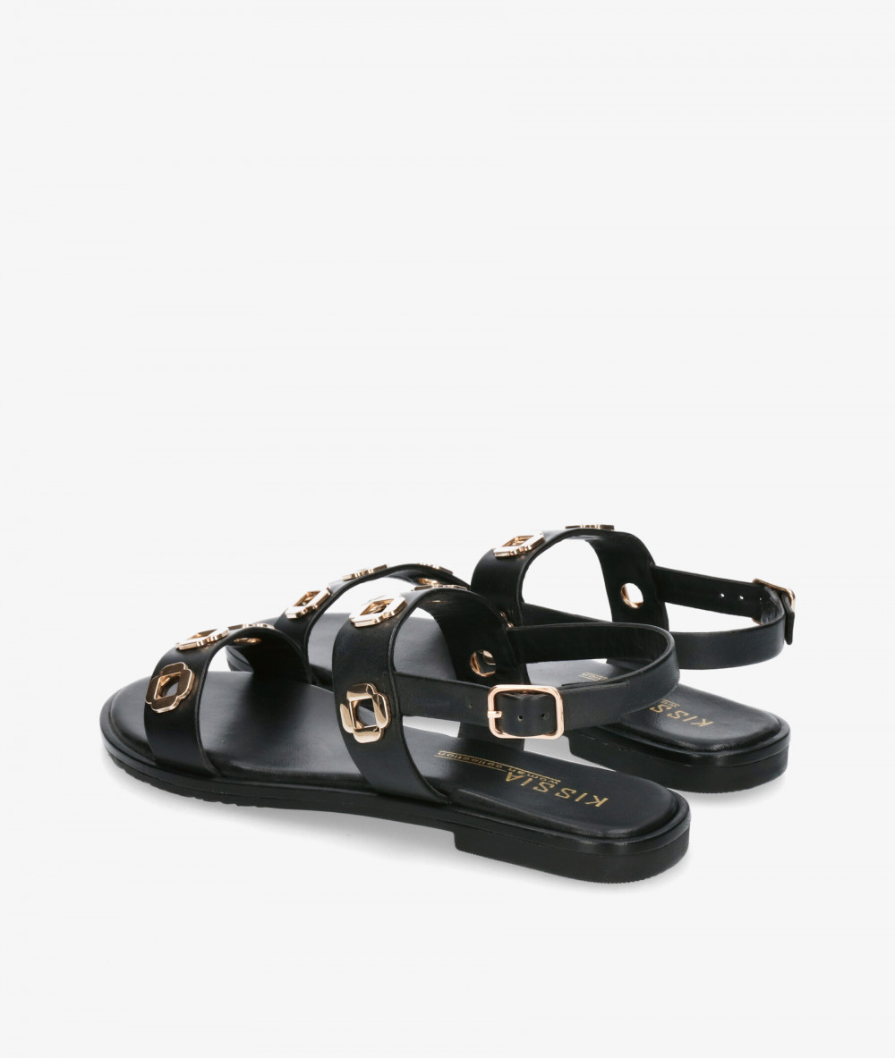 Kissia Sandals  RSP-10566  FAGNANO in black Kissia Sandals  RSP-10566  FAGNANO in black