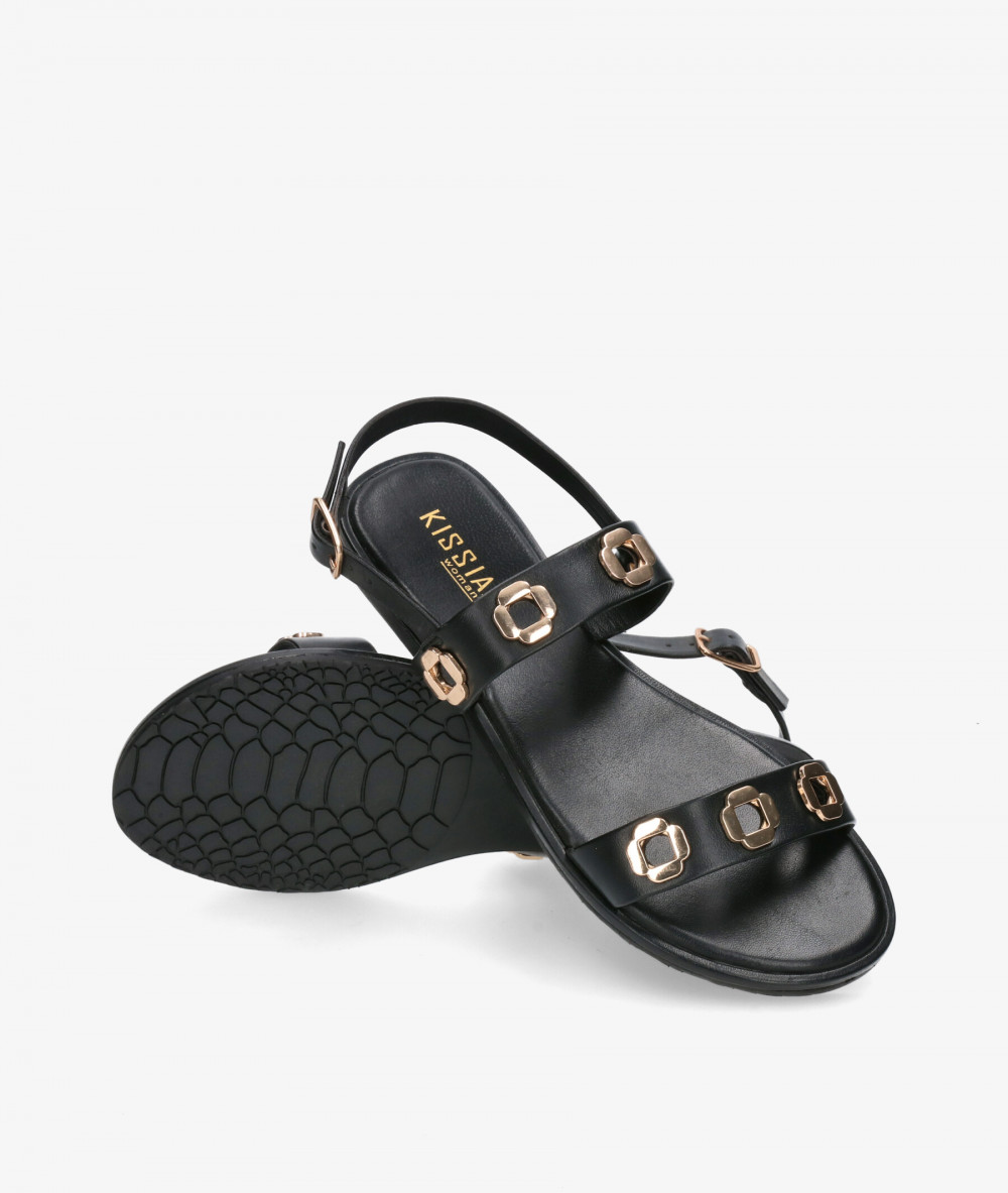 Kissia Sandals  RSP-10566  FAGNANO in black Kissia Sandals  RSP-10566  FAGNANO in black