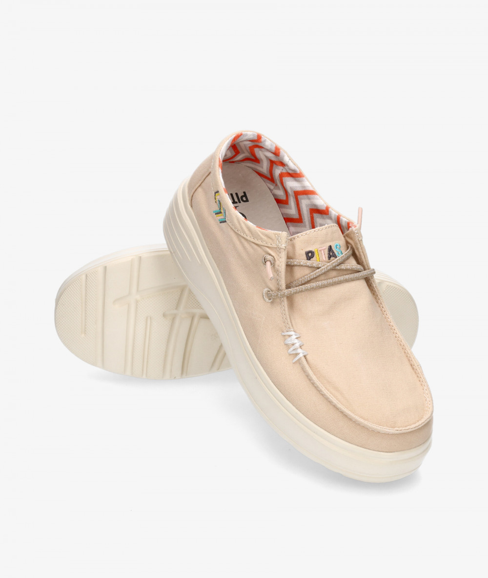 Zapatos casual Walk in Pitas NATAL en beige