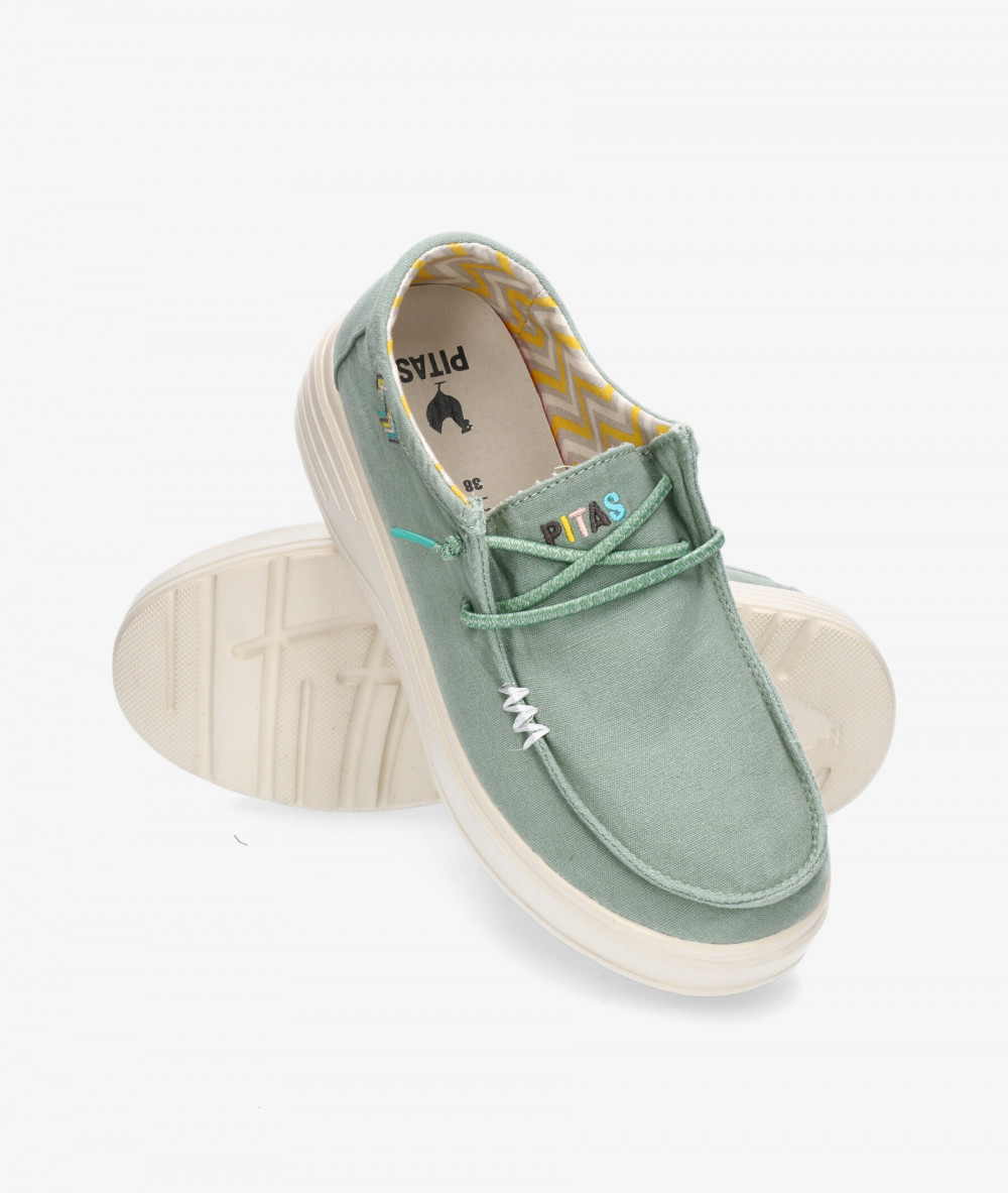 Zapatos casual Walk in Pitas NATAL en verde