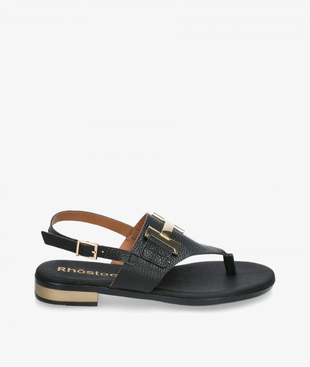 Rhostock Sandals  5585 in black Rhostock Sandals  5585 in black