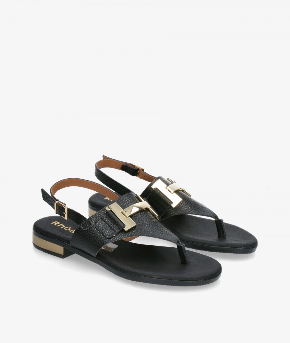Rhostock Sandals  5585 in black Rhostock Sandals  5585 in black