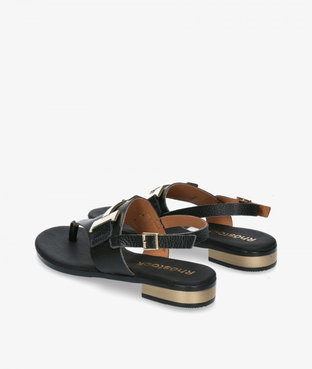 Rhostock Sandals  5585 in black Rhostock Sandals  5585 in black