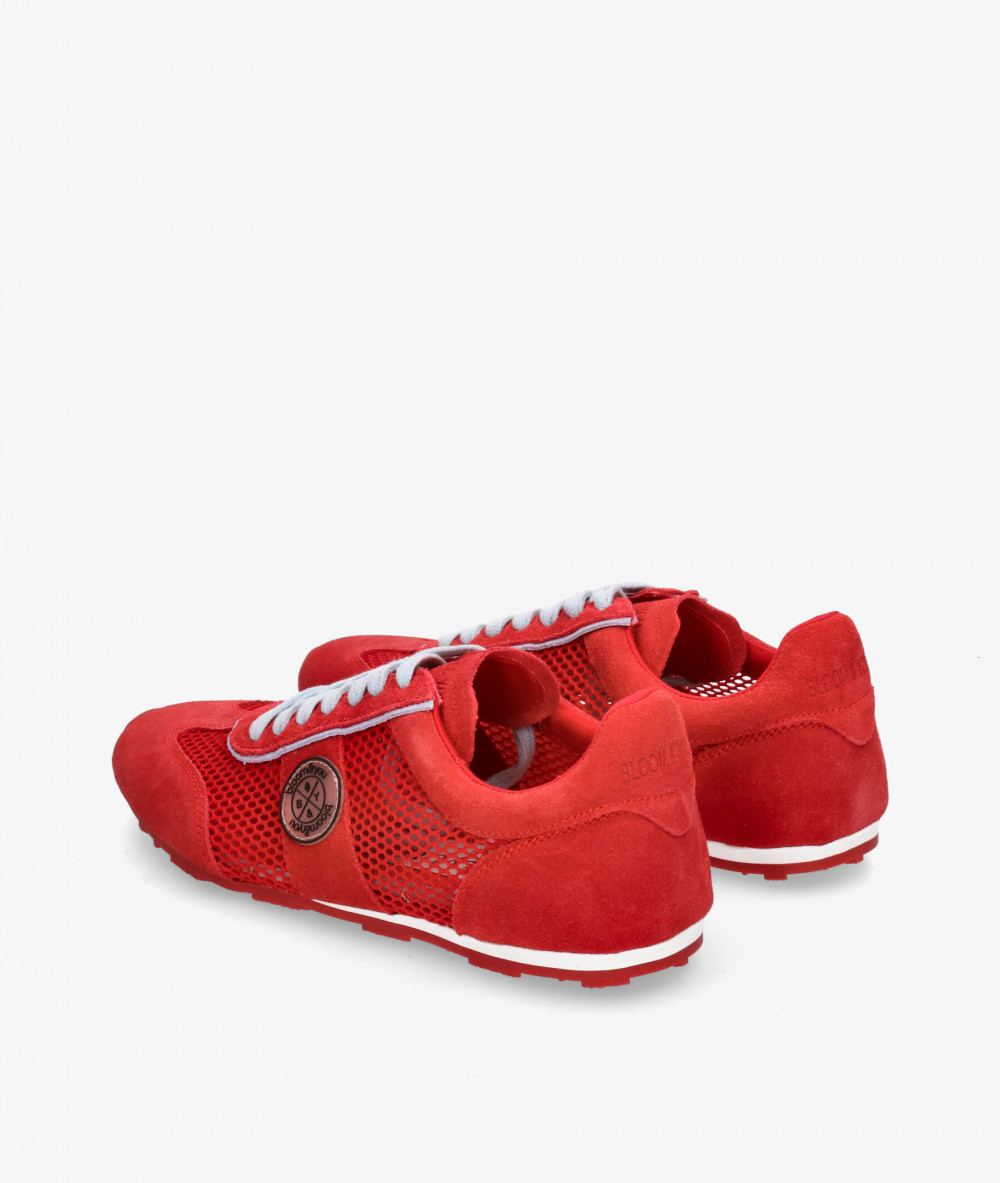 Deportivos bloom&you  CORI en serraje rojo Deportivos bloom&you  CORI en serraje rojo