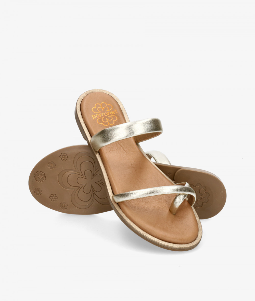 Porronet Sandals  3107 in platinum Porronet Sandals  3107 in platinum