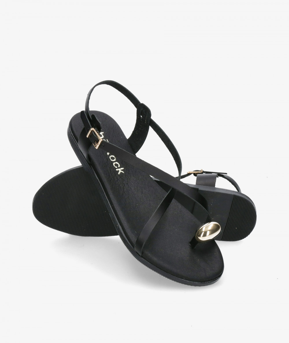 Rhostock Sandals  5587 in black Rhostock Sandals  5587 in black