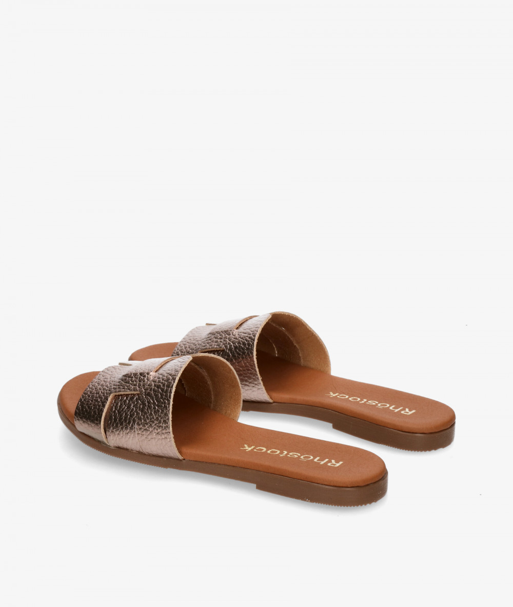 Rhostock Sandals  5550 in taupe metallic Rhostock Sandals  5550 in taupe metallic