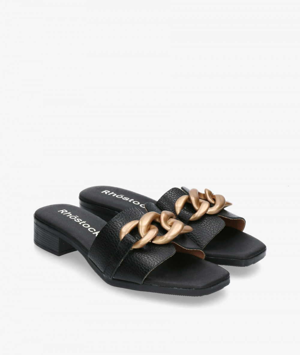 Rhostock Sandals  5608 in black Rhostock Sandals  5608 in black