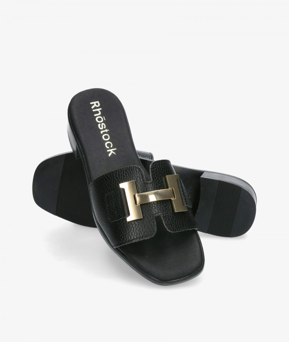 Rhostock Sandals  5605 in black Rhostock Sandals  5605 in black