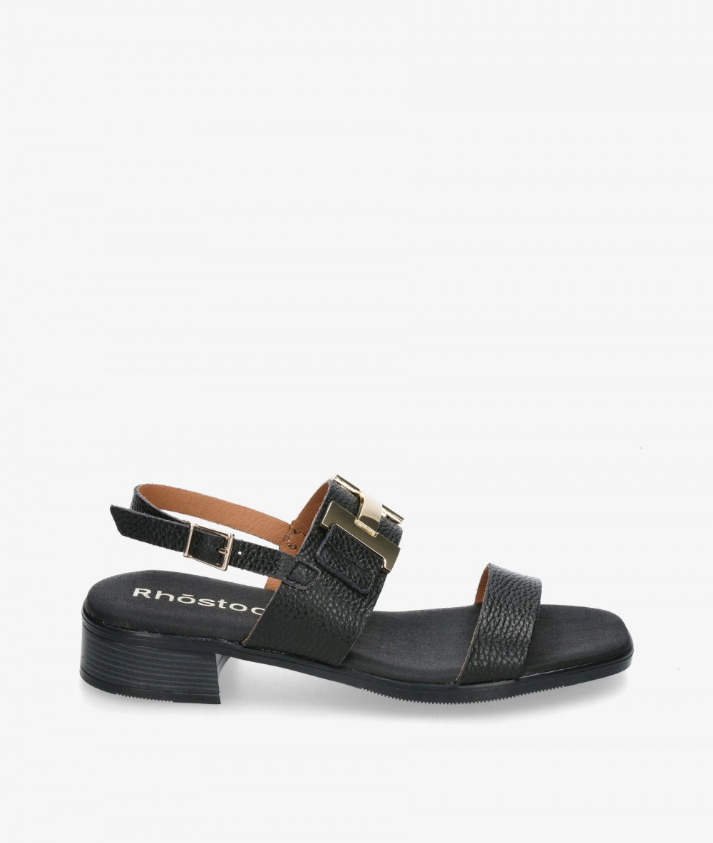 Rhostock Sandals  5606 in black Rhostock Sandals  5606 in black