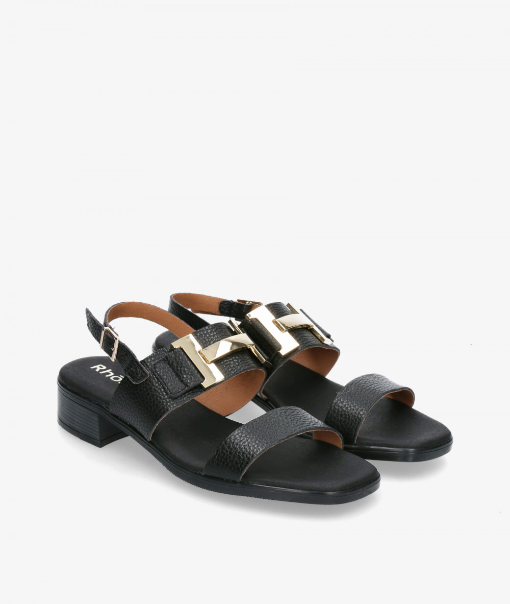 Rhostock Sandals  5606 in black Rhostock Sandals  5606 in black
