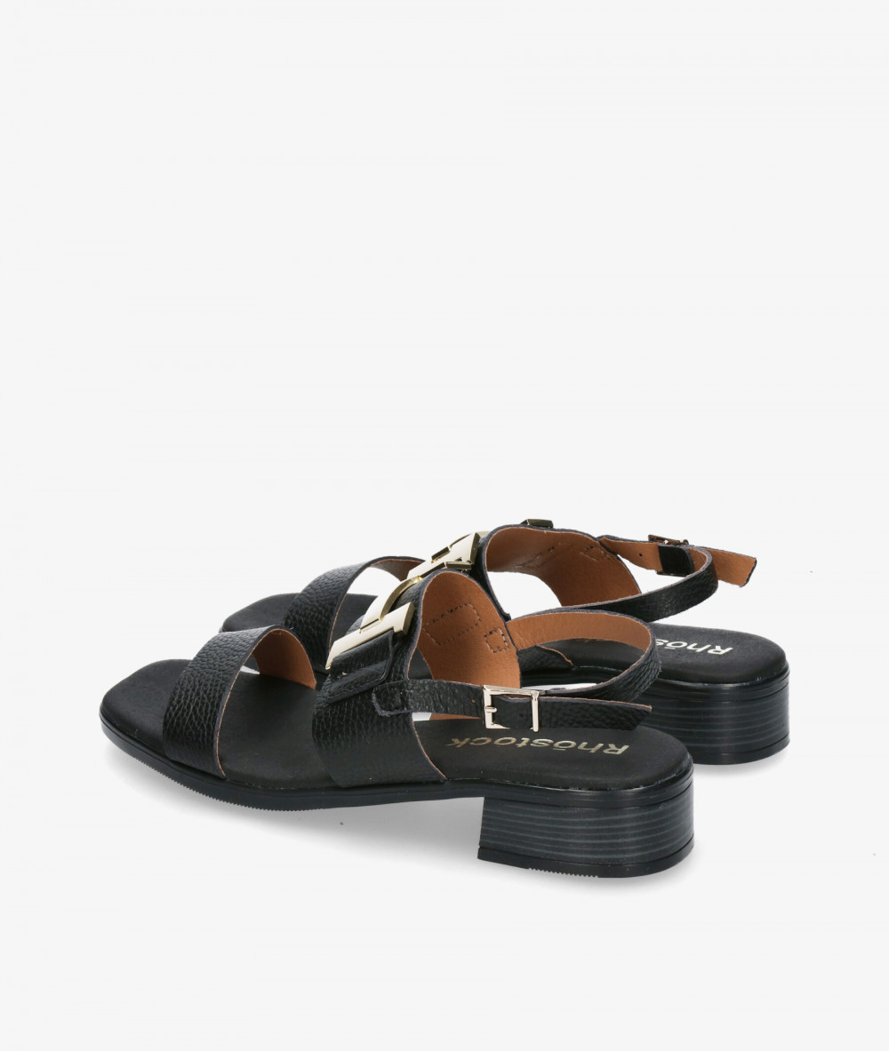 Rhostock Sandals  5606 in black Rhostock Sandals  5606 in black