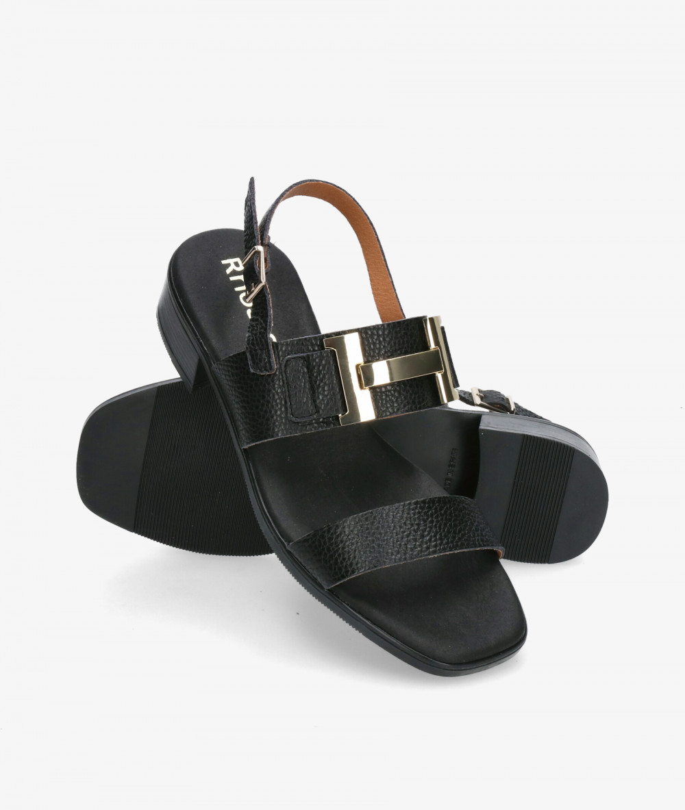 Rhostock Sandals  5606 in black Rhostock Sandals  5606 in black