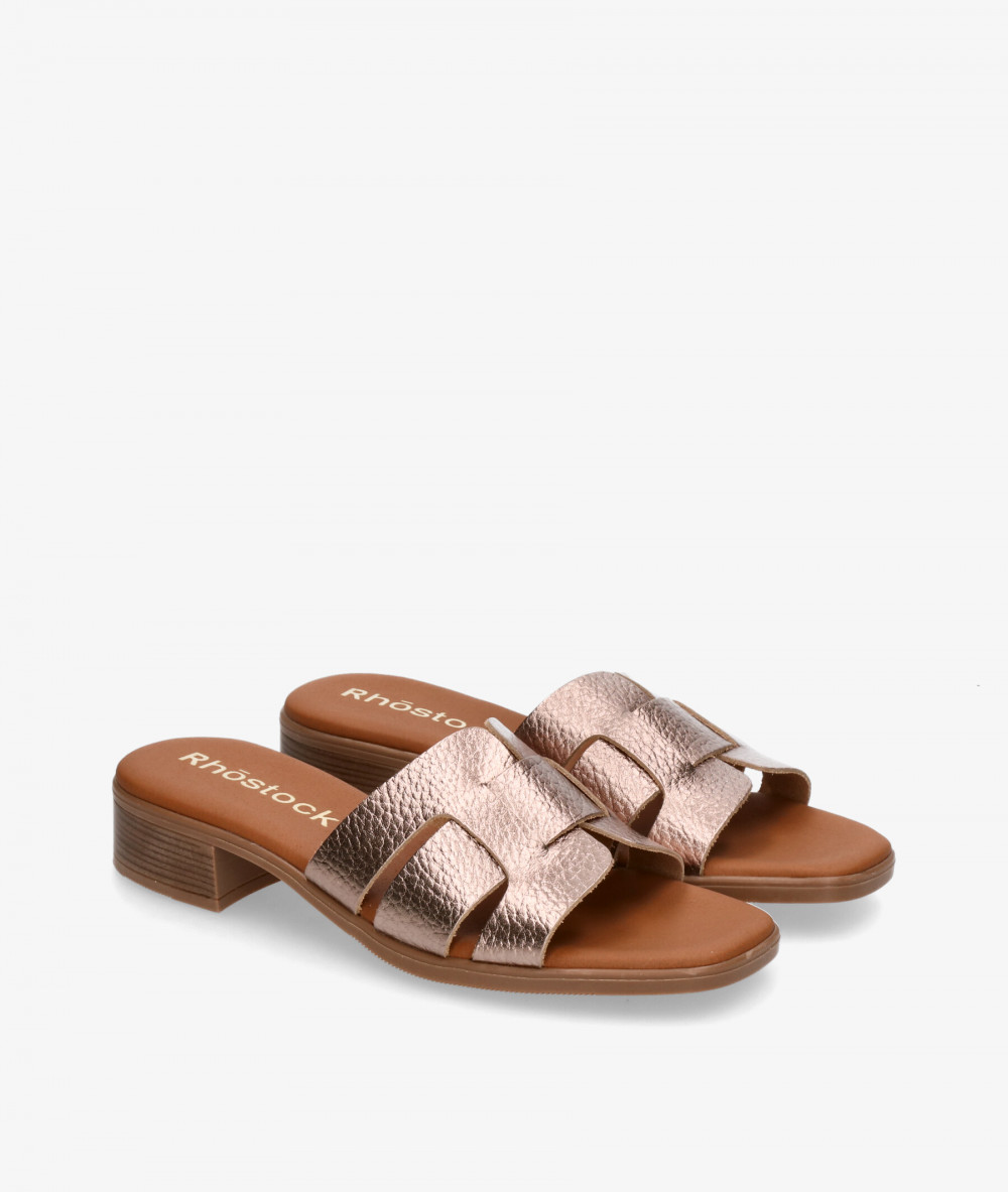Rhostock Sandals  5600 in taupe metallic Rhostock Sandals  5600 in taupe metallic