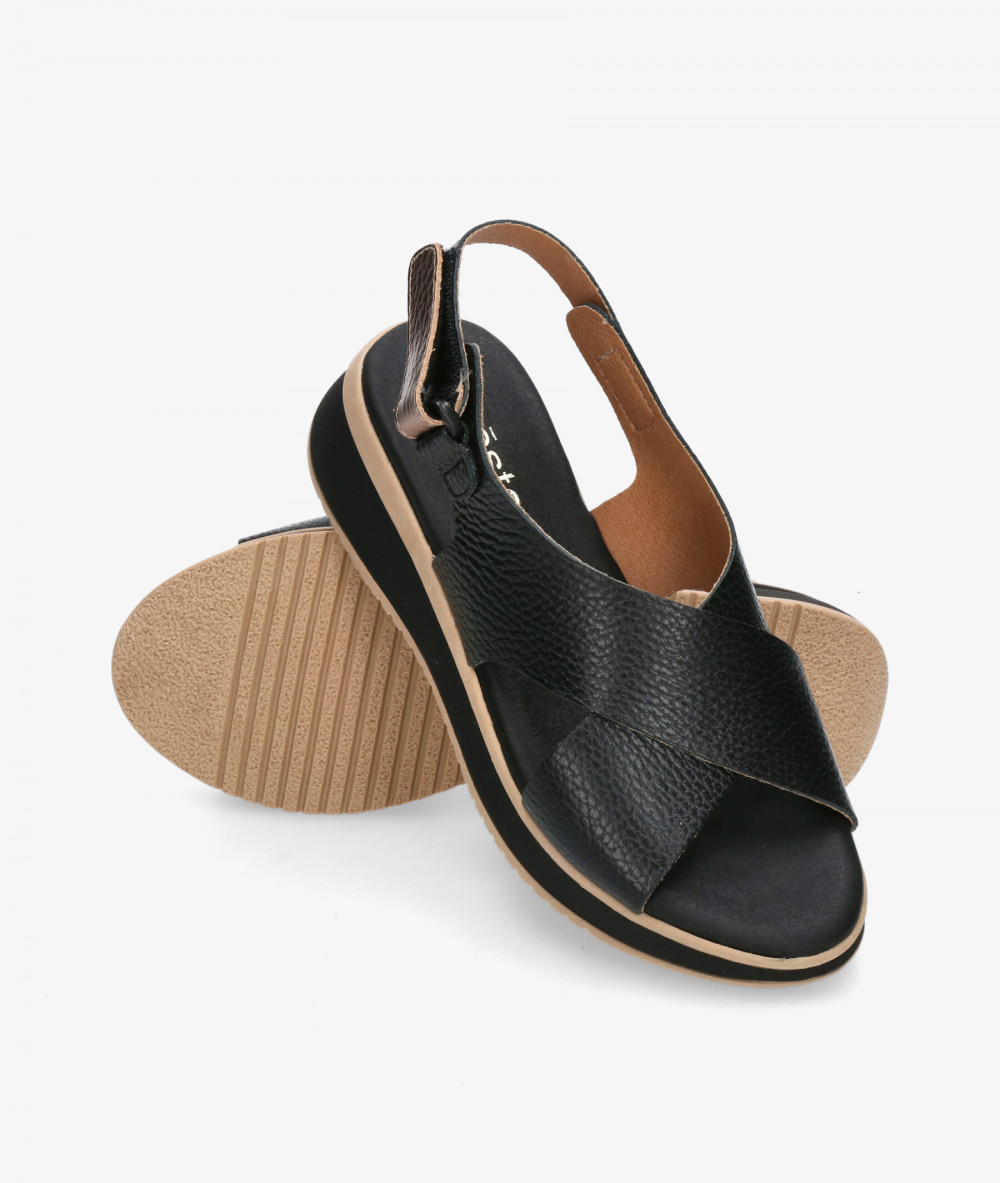Rhostock Sandals  5661 in black Rhostock Sandals  5661 in black