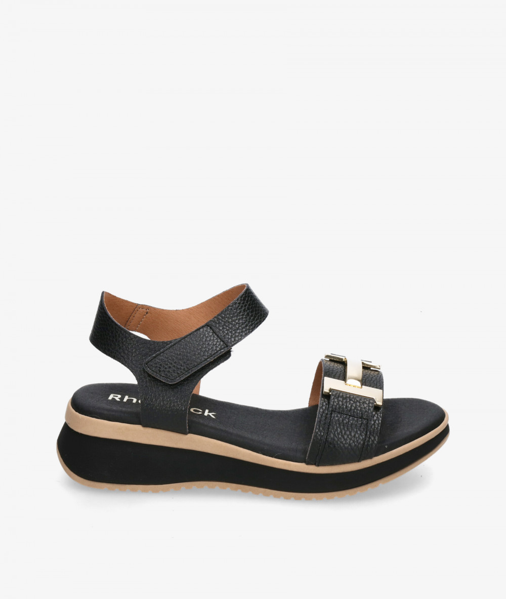 Rhostock Sandals  5672 in black Rhostock Sandals  5672 in black
