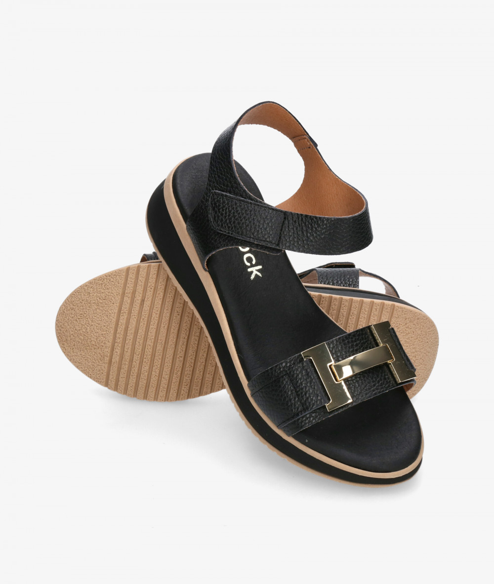 Rhostock Sandals  5672 in black Rhostock Sandals  5672 in black