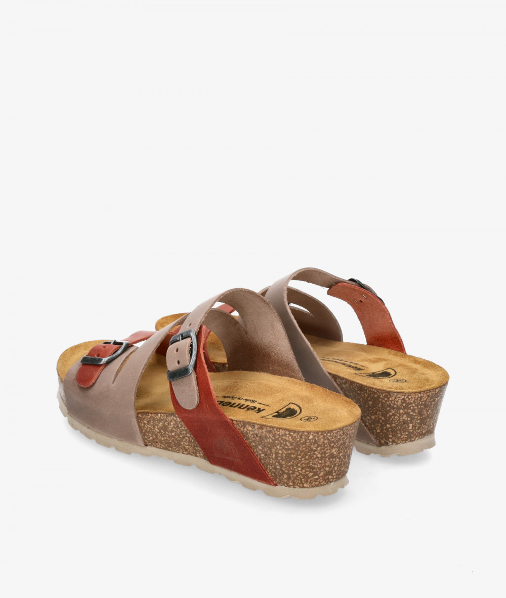 Kénnebec Sandals  IB-017 in taupe Kénnebec Sandals  IB-017 in taupe