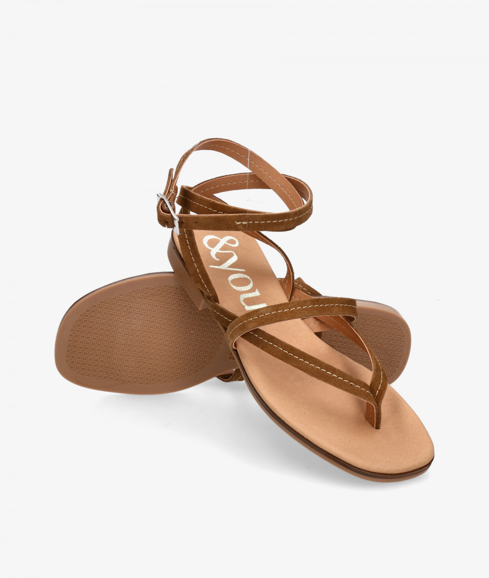bloom&you Sandals  MELISA in leather split suede bloom&you Sandals  MELISA in leather split suede
