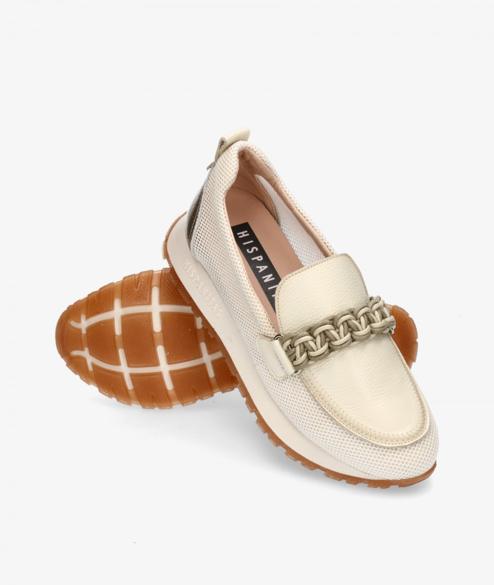 Mocasines Hispanitas HV253948 en hueso Mocasines Hispanitas HV253948 en hueso