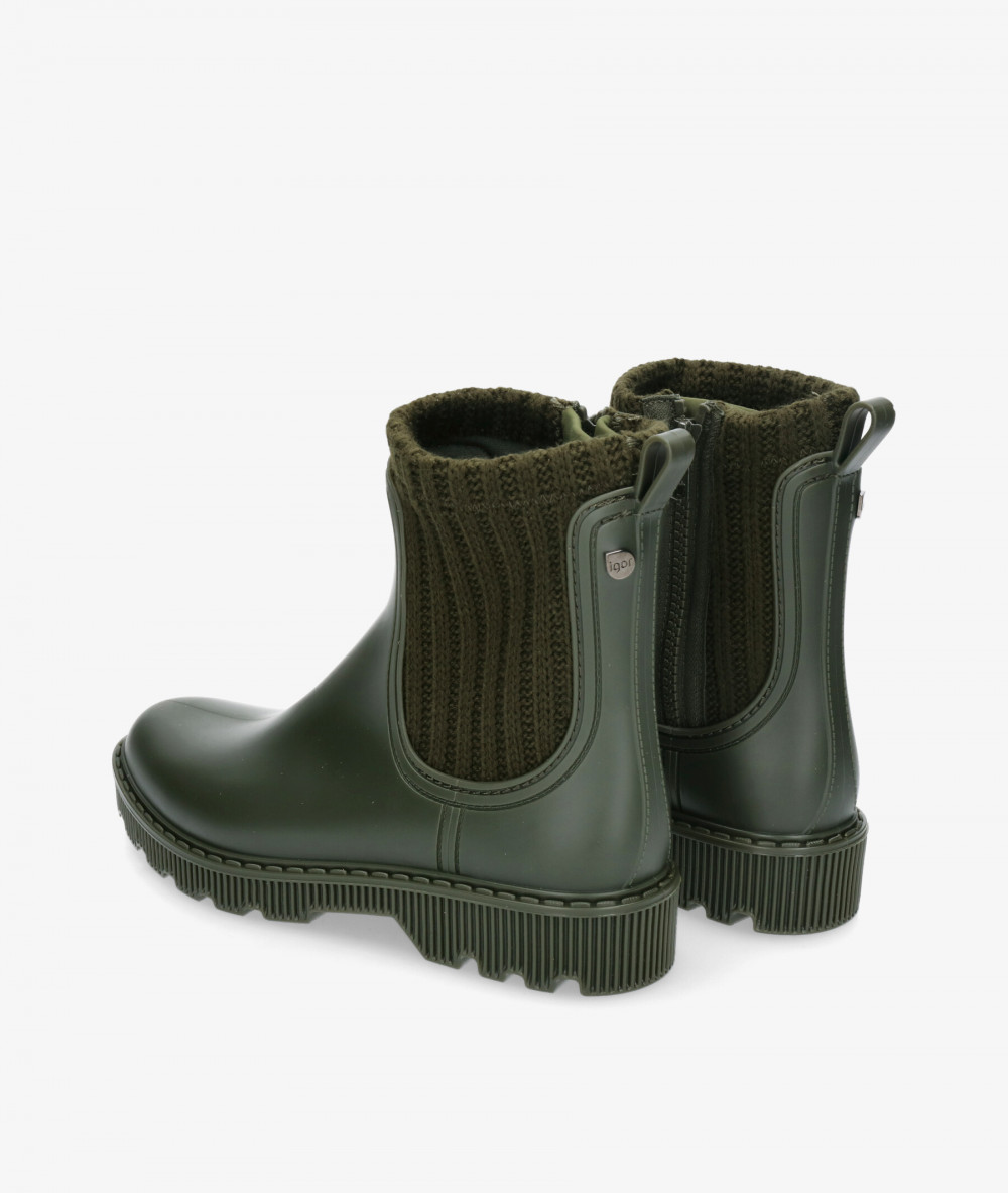 Botines IGOR  W10282 en caki Botines IGOR  W10282 en caki